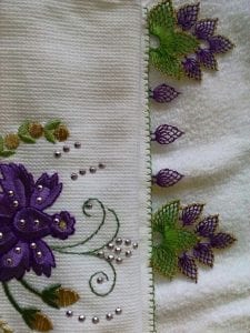 İğne Oyası Yazma Modelleri ve Havlu Kenarı Modelleri - Resim 66