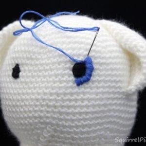 Amigurumi Yüz İfadesi Yapılışı - Resim 11