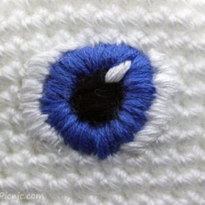 Amigurumi Yüz İfadesi Yapılışı - Resim 14