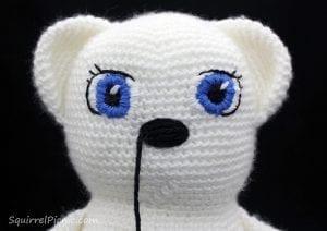Amigurumi Yüz İfadesi Yapılışı - Resim 20