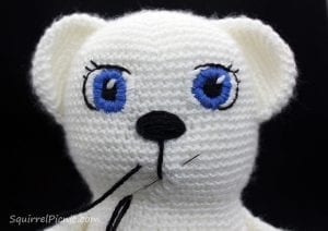 Amigurumi Yüz İfadesi Yapılışı - Resim 23