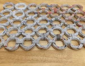 Gazeteden Dikdörtgen Sepet Nasıl Yapılır? - Resim 20
