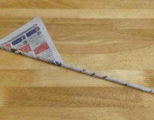 Gazeteden Dikdörtgen Sepet Nasıl Yapılır? - Resim 8