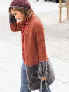 Renkli Örgü Uzun Hırka Modelleri - Resim 19