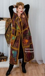 Renkli Örgü Uzun Hırka Modelleri - Resim 46