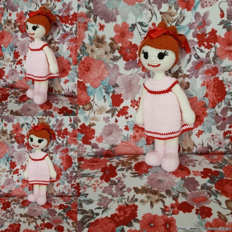 Turuncu saçlı bebek