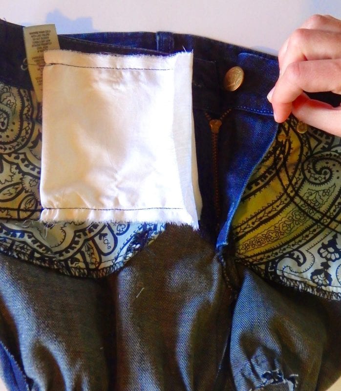 Kot Pantolondan Sırt Çantası Yapımı 9