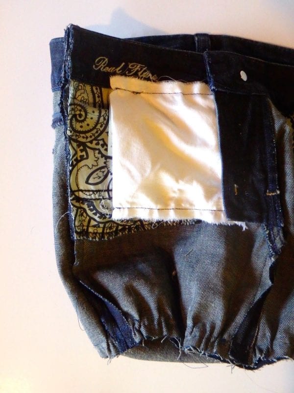 Kot Pantolondan Sırt Çantası Yapımı 10