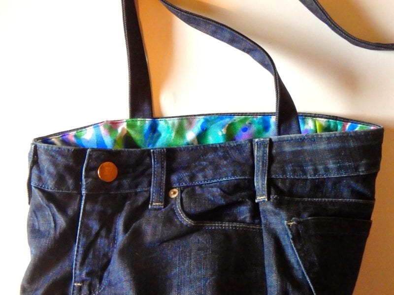 Kot Pantolondan Sırt Çantası Yapımı 15