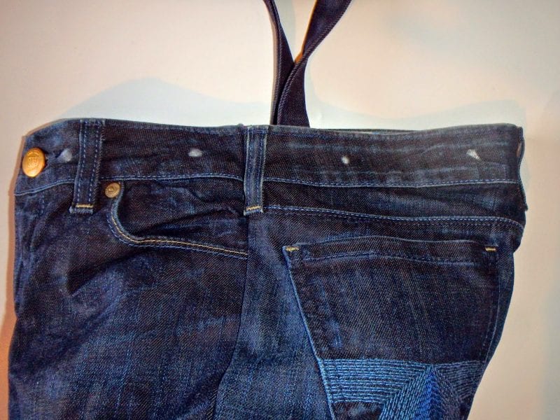 Kot Pantolondan Sırt Çantası Yapımı 16