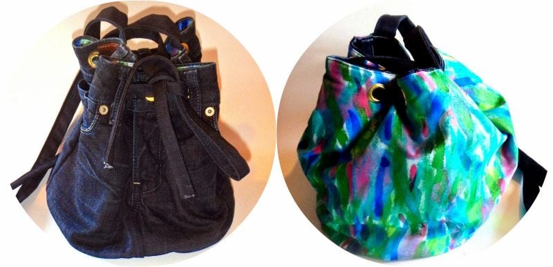 Kot Pantolondan Sırt Çantası Yapımı 20