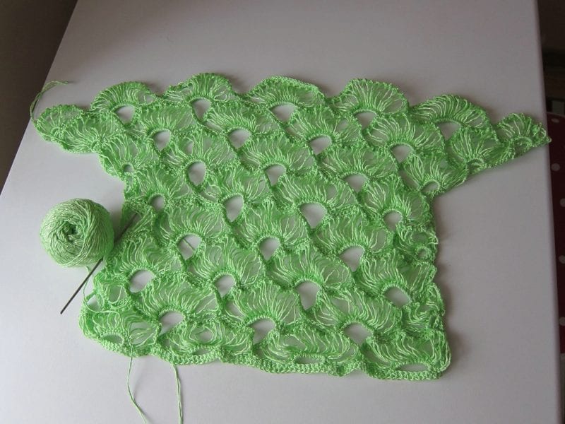 Kredi Kartı Örgü Modeli Bluz Yapılışı 19