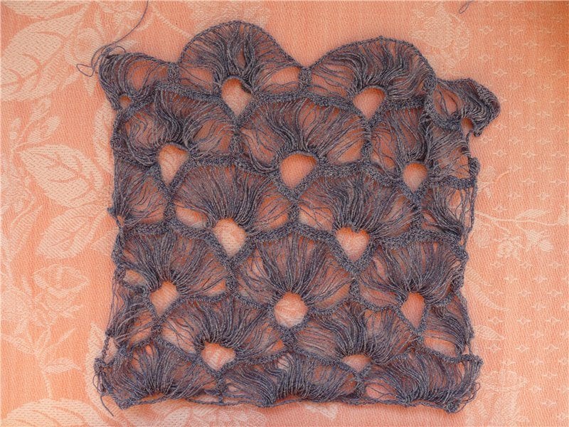 Kredi Kartı Örgü Modeli Bluz Yapılışı 21