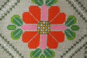 Kanaviçe Örnekleri Masa Örtüsü - Resim 3
