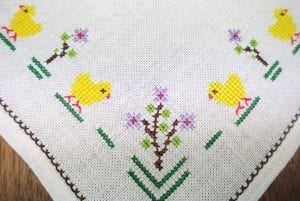 Kanaviçe Örnekleri Masa Örtüsü - Resim 49