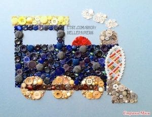 Düğmeyle Kazak Süsleme Yapılışı - Resim 27