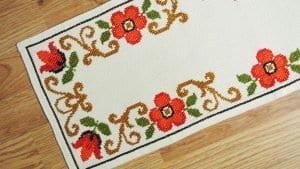 Kanaviçe Sehpa Örtüsü Örnekleri - Resim 33