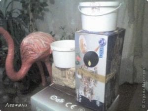 Yoğurt Kabından Saksı Yapımı - Resim 14