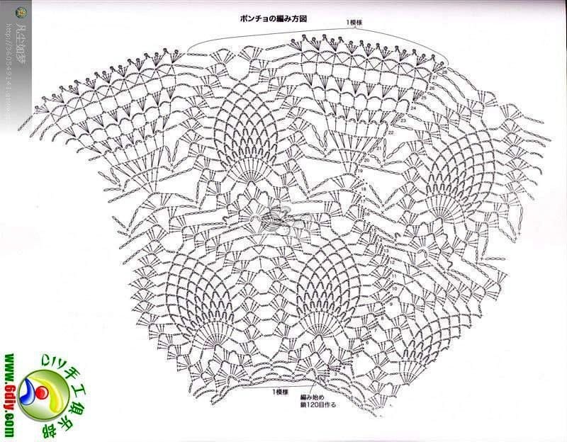 Ananas Örgü Modeli Panço Nasıl Yapılır? 1