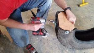Araba Lastiğinden Tahterevalli Nasıl Yapılır? - Resim 5