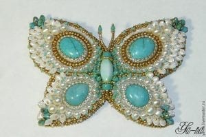 Boncuktan Kelebek Broş Yapımı - Resim 38