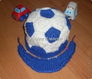 Futbol Topu Şeklinde Şapka Yapılışı - Resim 10