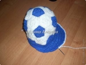 Futbol Topu Şeklinde Şapka Yapılışı - Resim 13