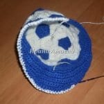 Futbol Topu Şeklinde Şapka Yapılışı 13