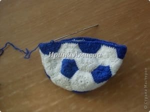 Futbol Topu Şeklinde Şapka Yapılışı - Resim 8