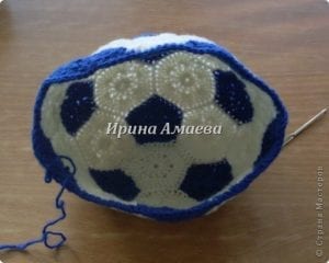 Futbol Topu Şeklinde Şapka Yapılışı - Resim 9