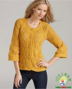 Şiş Örgü Çiçek Modelinden Yapılan Örgü Modelleri - Resim 6