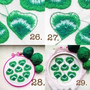 Stumpwork Tekniği ile Broş Yapımı - Resim 7