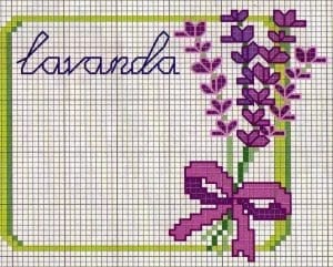Lavanta Kesesi Kanaviçe Etamin Şablonları - Resim 15