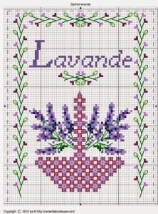 Lavanta Kesesi Kanaviçe Etamin Şablonları - Resim 25