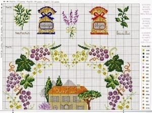 Lavanta Kesesi Kanaviçe Etamin Şablonları - Resim 4