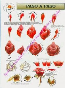 One Stroke Tekniği ile Gül Yapımı - Resim 7