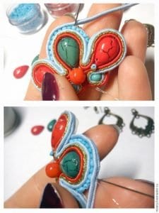 Boncuk Küpe Yapılışı Desenleri Modelleri - Resim 14