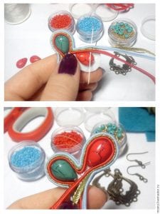 Boncuk Küpe Yapılışı Desenleri Modelleri - Resim 8