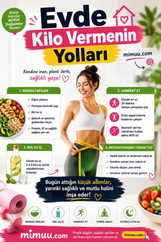 Evde Hızlı Kilo Vermenin Yolları 1