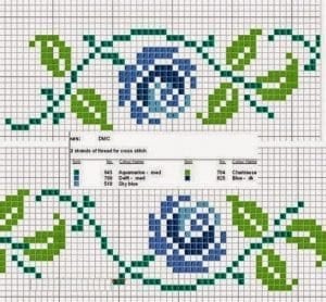 Kanaviçe Çiçek Desen Modelleri - Resim 16