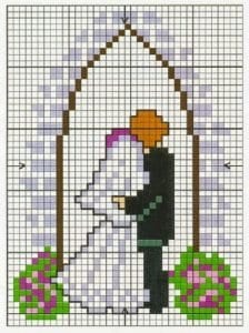 Kanaviçe Gelin Damat Şablonları - Resim 28