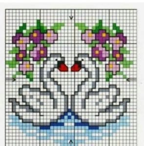 Kanaviçe Gelin Damat Şablonları - Resim 39
