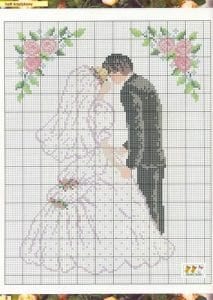 Kanaviçe Gelin Damat Şablonları - Resim 5