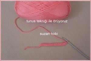 Tunus İşi Patik Yapılışı - Resim 2