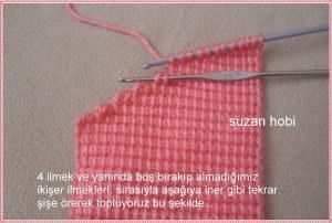 Tunus İşi Patik Yapılışı - Resim 7