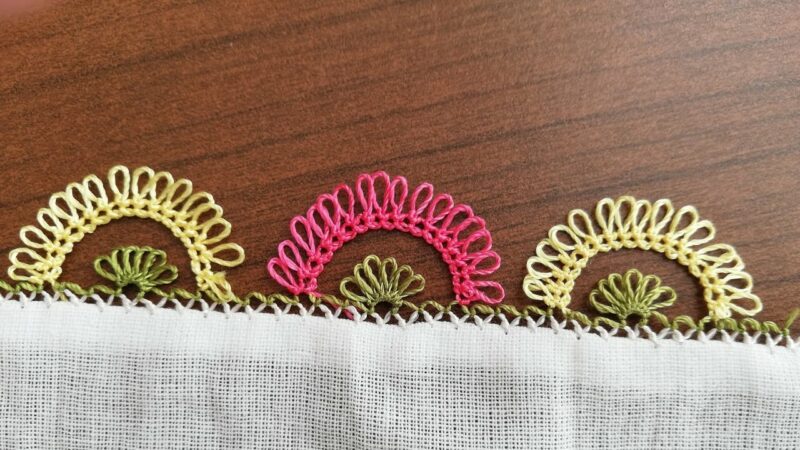 İğne Oyası Gelin Tacı Oyası Yapımı 1