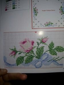 Kanaviçe Havlu Örnekleri Şemalı - Resim 20