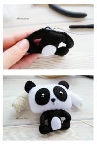 Keçe Panda Yapımı - Resim 1