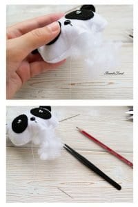 Keçe Panda Yapımı - Resim 21