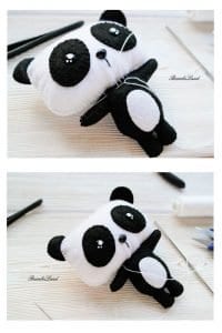 Keçe Panda Yapımı - Resim 25